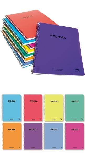 Cuaderno Pacsa Tapa Polipropileno Folio Hojas Gr Cuadricula X