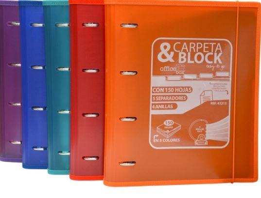 CARPETA BLOCK OFFICE BOX SUPRA