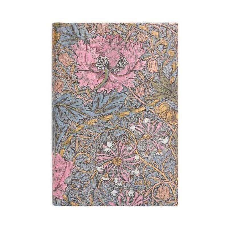 Agenda Anual Paperblank Morris Pink Honeysuckle