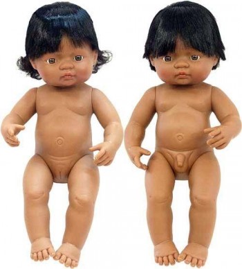 Muñecos latinoamericanos pelo 38 cm