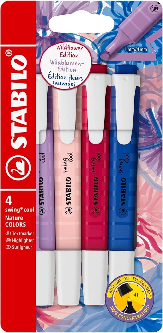 (66) MARCADOR STABILO SWING COOL WILDFLOWER LILA GRISACEO