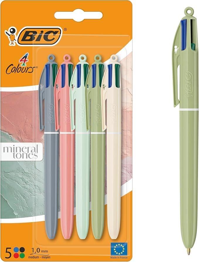 (66) BOLÍGRAFO 4 COLORES 4C MINERAL TONES