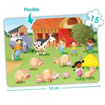 Set puzzles cooperativos - La granja