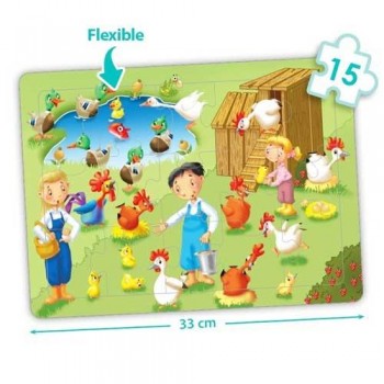 Set puzzles cooperativos - La granja