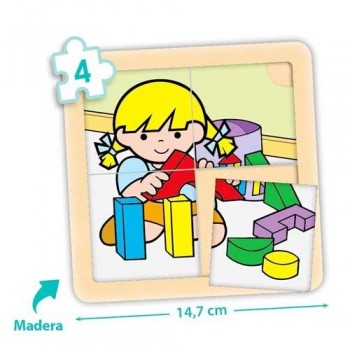 Set puzzles Zaro y Nita 4 piezas