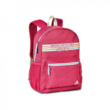 (V24) MOCHILA GOOD THINGS 17"(43X30X13CM) ROSA