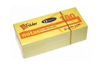 (55T) NOTAS FOLDER 38X51 PACK 12 UNIDADES