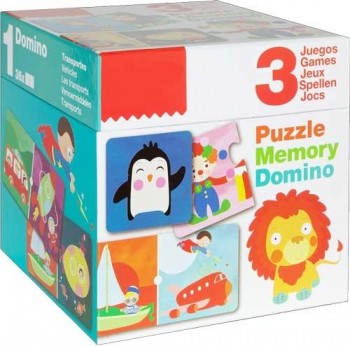 Pack puzzle + Dominó + Memory