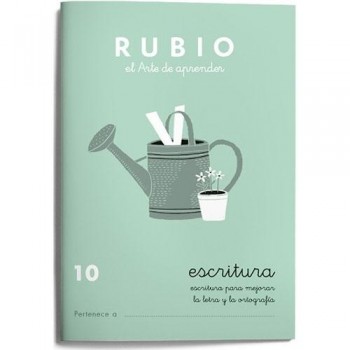 Cuaderno Escritura Rubio 10