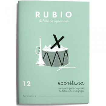 Cuaderno Escritura Rubio 12