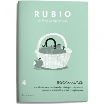 Cuaderno Escritura Rubio 4