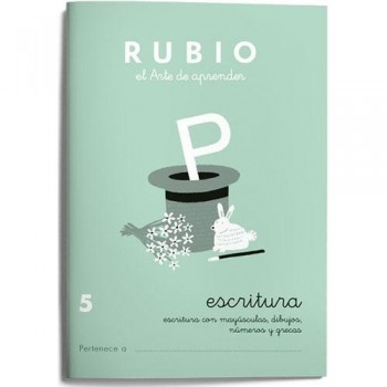 Cuaderno Escritura Rubio 5