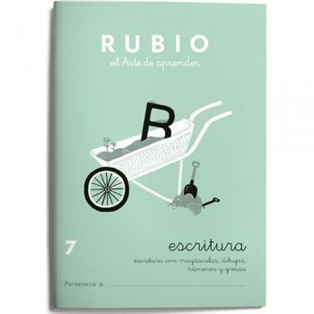 Cuaderno Escritura Rubio 7