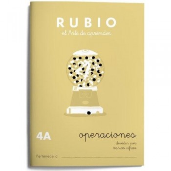 Cuaderno Problemas Rubio 4A