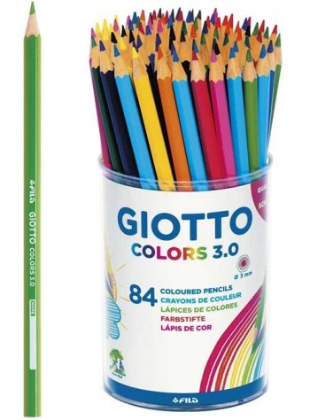 Lápices Colors 3.0 Giotto Bote 84 ud