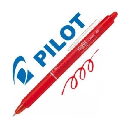 (54E) BOLIGRAFO BORRABLE RETRACTIL PILOT FRIXION CLICKER BLRT-FR7-L ROJO P82