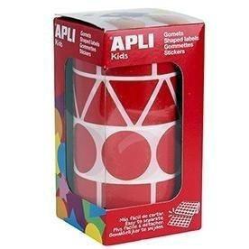 ROLLO GOMETS XL FIGURAS GEOMÉTRICAS ROJO APLI