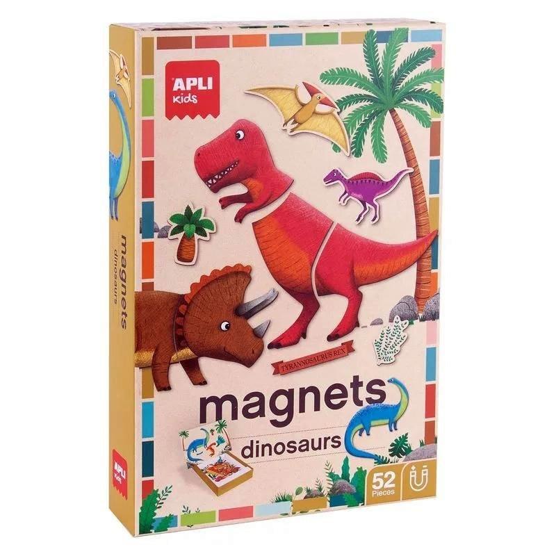 JUEGOS EDUCATIVOS APLI PUZZLE MAGNETICO FUN DINOS 52U