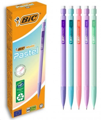 PORTAMINAS MATIC PASTEL 0,7 MM BIC