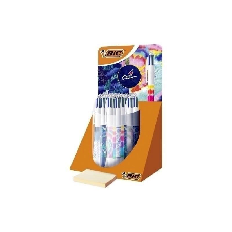 BOLIGRAFO BIC 4 COLORES DISEÑOS SURTIDOS