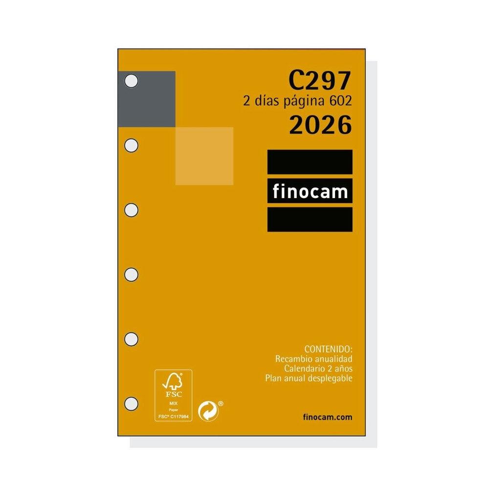 RECAMBIO AGENDA ANUAL FINOCAM 2026 C297 2DP
