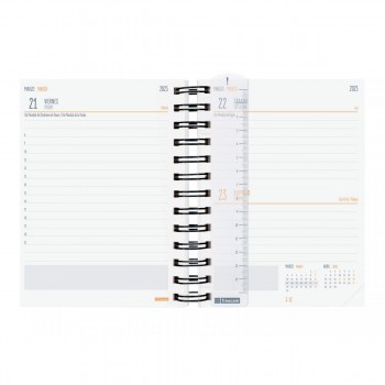 AGENDA FINOCAM MINI-I 1/8 120X164 MM 1DP 24-25 NEGRO+