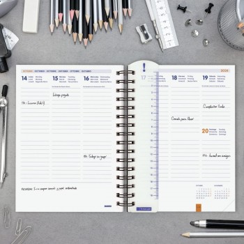 AGENDA FINOCAM INSTITUT 1/4 SVV A5 155X215 MM 24-25 PIXEL+