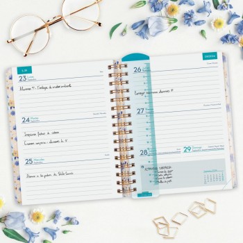 AGENDA FINOCAM MAGIS.DESIGN 1/4 155X212 MM SVH 24-25 FLOWERS+