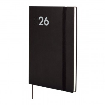 AGENDA ENCUADERNADA ANUAL 2026 DYNAMIC MARA Y10 SVV 2026 NEGRO+  140x204 mm