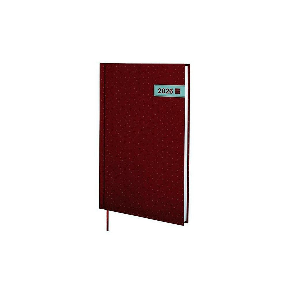 AGENDA ENCUADERNADA ANUAL 2026 DYNAMIC PORTO Y10 SVV 2026 ROJO+  140x204 mm