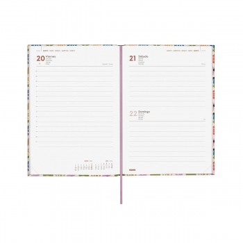 AGENDA ENCUADERNADA ANUAL 2026 DYNAMIC PORTO DESIGN Y10 1DP 2026 CAMILA+  140x204 mm