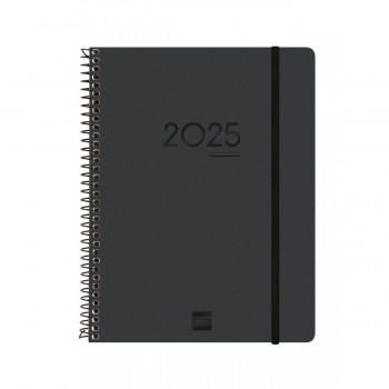 AGENDA FINOCAM 16M.IKON E10 155X212MM SVV 24-25 NEGRO INTL+