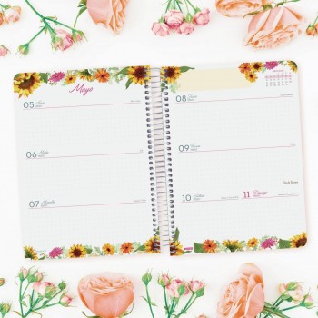 AGENDA FINOCAM 16M.CLOE E10 155X212 MM SVH 24-25 VERDE+