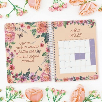 AGENDA FINOCAM 16M.CLOE E10 155X212 MM SVH 24-25 VERDE+