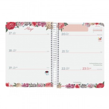 AGENDA FINOCAM 16M.CLOE E10 155X212 MM SVH 24-25 VERDE+