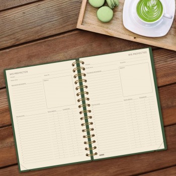 AGENDA FINOCAM 16M.HAIKU E10 155X212 MM SVH 24-25 VERDE+