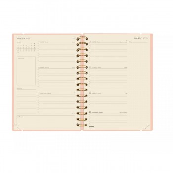 AGENDA FINOCAM 16M.HAIKU E10 155X212 MM SVH 24-25 CORAL+