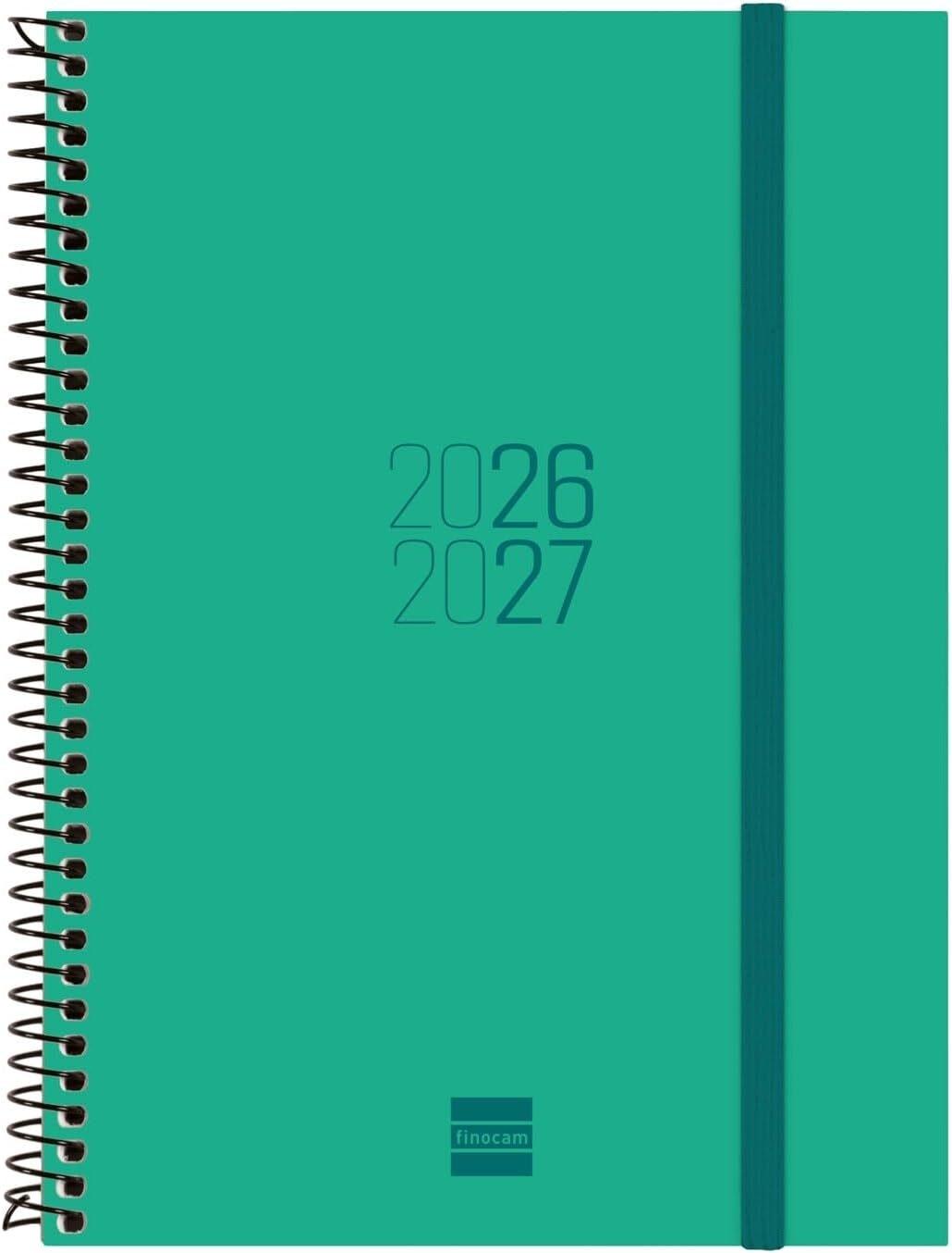 (26) AGENDA ESCOLAR 2026-2027 ESPIRAL 155X212 MM SVH VERDE+
