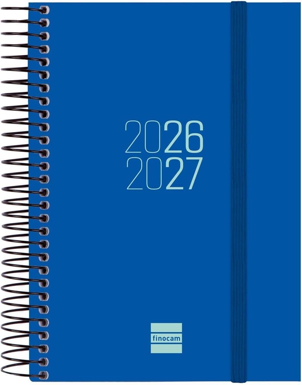 (26) AGENDA ESCOLAR 2026-2027 ESPIRAL 120X171 MM 1DP AZUL+
