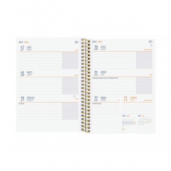 AGENDA FINOCAM SEC.1/4 155X212 MM SVH 24-25 TIGER+