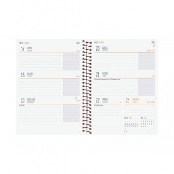 AGENDA FINOCAM SEC.1/4 155X212 MM SVH 24-25 NEGRO+