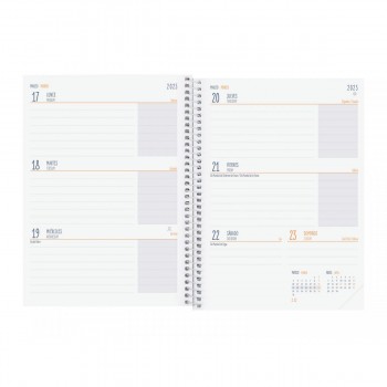 AGENDA FINOCAM SEC.1/4 155X212 MM SVH 24-25 EXOTIC+