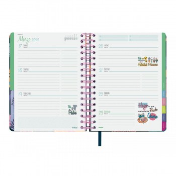 AGENDA FINOCAM TALKUAL 1/4 155X217 MM SVH 24-25 WILD+