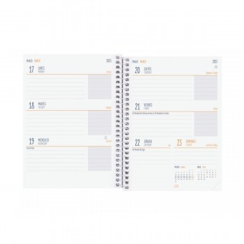 AGENDA FINOCAM COOL 1/8 120X164 MM SVH 24-25 SELVA+