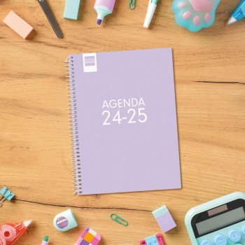 AGENDA FINOCAM COOL 1/8 120X164 MM SVH 24-25 LILA+