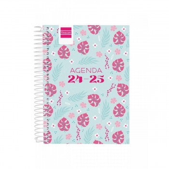 AGENDA FINOCAM COOL 1/8 120X164 MM 1DP 24-25 SELVA+