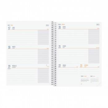 AGENDA FINOCAM COOL 1/4 155X212 MM SVH 24-25 LILA+