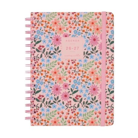 (26) AGENDA ESCOLAR 2026-2027 MONIQUILLA 1/4 1SVH ROSA+