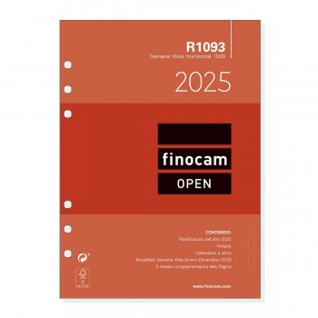 RECAMBIO AGENDA ANUAL FINOCAM 2025 R1093 1000 SVH