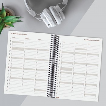 AGENDA ANUAL 2025 FINOCAM YEAR E10 155X212 1DP NEGRO